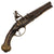Original 18th-Century Italian Flintlock Tinder Lighter by G. Bonardi with Pocket-Pistol Form and Pop-Open Faux Barrel