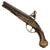 Original 18th-Century Italian Flintlock Tinder Lighter by G. Bonardi with Pocket-Pistol Form and Pop-Open Faux Barrel