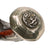 Original 18th Century Italian Silver-Mounted Flintlock Pistol with Carved Flamed Stock, Grotesque Mask Butt Cap, and Perforated Side Plate - Circa 1780