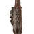 Original 18th Century Italian Silver-Mounted Flintlock Pistol with Carved Flamed Stock, Grotesque Mask Butt Cap, and Perforated Side Plate - Circa 1780