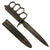 Original U.S. WWI Model 1918 Mark I Trench Knife by L. F. & C. with Matching Steel Scabbard - Missing Prongs Original Items