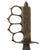 Original U.S. WWI Model 1918 Mark I Trench Knife by L. F. & C. with Matching Steel Scabbard - Missing Prongs Original Items