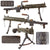 Original German WWII Rheinmetall ST-61 MG 15 Water Cooled Display Gun Serial No. 1881 with Saddle Drum Magazine - dated 1942 Original Items