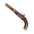 Original U.S. War of 1812 Rare Harpers Ferry Model 1807 Flintlock Pistol No. 471 with Period Replaced Stock - dated 1807 Original Items
