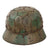 Original German WWII M40 Refurbished WWII Operation Market Garden 9th SS Panzer "Hohenstaufen" Helmet - Stamped EF66 Original Items