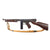 Original U.S. WWII Thompson M1 Display Submachine Gun Serial NO. 128413 with Original Kerr Sling and Magazine - Original WWII Parts Original Items