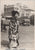 Original U.S. WWII Japanese Flag, Forage Cap, & Photograph Bringback Grouping with Macabre Photographs - Rising Sun & Meatball Flags