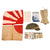 Original U.S. WWII Japanese Flag, Forage Cap, & Photograph Bringback Grouping with Macabre Photographs - Rising Sun & Meatball Flags Original Items