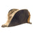 Original WWI Imperial German Officer Chapeau bras Bicorn Fore-and-Aft Hat with Prussian Cockade & Frederick III Button - Only Served 6 Months