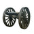 Original British Colonial Victorian Era Rifled Muzzle Loading Field Gun of Approximately 7-Pounder Caliber with Bronze and Iron Barrel on Iron Field Carriage - Recovered from the Royal Nepalese Arsenal at Kathmandu