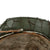 Original German WWII M40 Refurbished Battle of Kursk Camouflage Chicken Wire Helmet - Stamped EF66