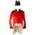Original British American Revolutionary War Attributed Officer’s Garrison Staff Red Coatee & Fore-and-Aft Hat with Sterling Buttons & Bullion Epaulettes - George Vaughan Hart