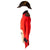 Original British American Revolutionary War Attributed Officer’s Garrison Staff Red Coatee & Fore-and-Aft Hat with Sterling Buttons & Bullion Epaulettes - George Vaughan Hart