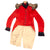 Original British American Revolutionary War Attributed Officer’s Garrison Staff Red Coatee & Fore-and-Aft Hat with Sterling Buttons & Bullion Epaulettes - George Vaughan Hart