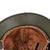 Original German WWII M40 Refurbished WWII Operation Market Garden 9th SS Panzer "Hohenstaufen" Camouflage Helmet - Stamped EF66 Original Items
