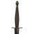 Original U.S. WWII OSS Stiletto by Landers, Frary, and Clark LF&C with Pancake Flipper Scabbard with Intact Grommet Original Items