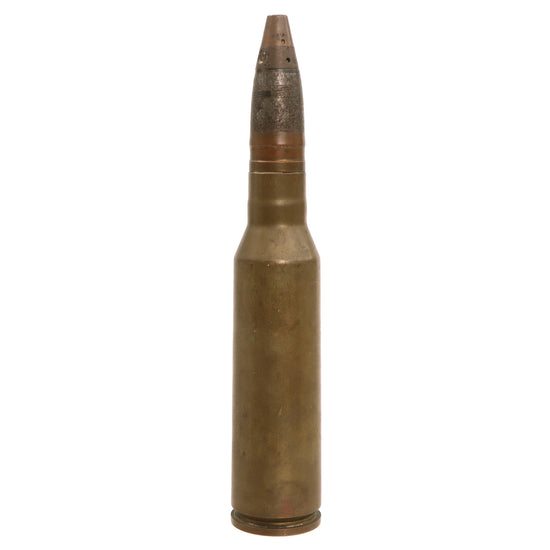 Original Japanese WWII Imperial Japanese Navy INERT 25mm High Explosive Round For The Type 96 Anti-Aircraft Cannon Original Items