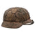 Original German WWII Refurbished M40 Deutsches Afrikakorp DAK Tunisia 1943 Chicken Wire Camouflage Helmet - Stamped Q66