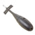 Original Vietnam War Era U.S. Navy MK76 Inert 25LB Practice Bomb - Repainted Black