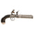 Original Late 18th Century English Proofed Four Barrel Duck’s Foot Flintlock Volley Pistol by Goodwin & Co. London - Featured in The Cache with Alex Cranmer