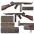 Original U.S. WWII Thompson M1A1 Inert Display Submachine Gun Serial NO. 653261 with Long Magazine, Built With Original WW2 Parts