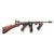 Original U.S. WWII Thompson M1928A1 Inert Display Submachine Gun Serial No. A.O. 58129 with Original Vertical Fore Grip and Replica Drum Magazine, Original WW2 Parts