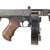 Original U.S. WWII Thompson M1928A1 Inert Display Submachine Gun Serial No. A.O. 58129 with Original Vertical Fore Grip and Replica Drum Magazine, Original WW2 Parts