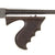 Original U.S. WWII Thompson M1928A1 Inert Display Submachine Gun Serial No. A.O. 58129 with Original Vertical Fore Grip and Replica Drum Magazine, Original WW2 Parts