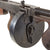 Original U.S. WWII Thompson M1928A1 Inert Display Submachine Gun Serial No. A.O. 58129 with Original Vertical Fore Grip and Replica Drum Magazine, Original WW2 Parts