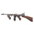 Original U.S. WWII Thompson M1928A1 Inert Display Submachine Gun Serial No. A.O. 58129 with Original Vertical Fore Grip and Replica Drum Magazine, Original WW2 Parts