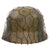 Original German WWII M40 Refurbished WWII Operation Market Garden 9th SS Panzer "Hohenstaufen" Helmet, Stamped EF66