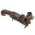 Original American 18th Century Iron Flintlock Tinder Lighter Marked WOOLLEY / SALEM with Candlestick and Stand Original Items
