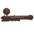 Original American 18th Century Iron Flintlock Tinder Lighter Marked WOOLLEY / SALEM with Candlestick and Stand Original Items