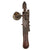 Original American 18th Century Iron Flintlock Tinder Lighter Marked WOOLLEY / SALEM with Candlestick and Stand Original Items