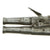 Original 1736 Miniature Silver Mounted Over Under Flintlock Pocket Pistols by Claude Niquet à Liège - Same Style Used by Bonnie Prince Charlie - Featured on The Cache with Alex Cranmer