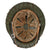 Original German WWII M40 Refurbished 5th SS Panzer Division 1942-43 Camouflage Chicken Wire Helmet - Stamped EF64