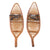 Original U.S. WWII Snowshoes by Snocraft Inc. of Norway Maine - Matching Serial Number 22985 - Dated 1943