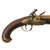 Original 18th Century French Brass Barrel Flintlock Belt Pistol Signed LEROUX À TOULON with Brass Lock and Silver Wire Inlay, Circa 1760