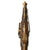 Original 18th Century French Brass Barrel Flintlock Belt Pistol Signed LEROUX À TOULON with Brass Lock and Silver Wire Inlay, Circa 1760