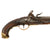 Original 19th Century Dutch Flintlock Naval Pistol with Belt Hook Marked ORANIEN GETROV TOT DEN DOOT on Barrel, Circa 1820