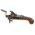 Original 18th Century Flintlock Tinder Lighter Marked D ✳ B / Albany with Integral Candlestick, Tinder Box, and Iron Stand, Circa 1775-1800
