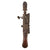 Original 18th Century Flintlock Tinder Lighter Marked D ✳ B / Albany with Integral Candlestick, Tinder Box, and Iron Stand, Circa 1775-1800