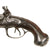 Original Early 18th Century French Style Iron Mounted Double Barreled Flintlock Pocket Pistol with Figured Walnut Stock, Circa 1690-1710