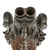 Original Early 18th Century French Style Iron Mounted Double Barreled Flintlock Pocket Pistol with Figured Walnut Stock, Circa 1690-1710