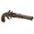 Original 18th Century Pair of English Flintlock Belt Pistols Signed THOMAS with Waterproof Locks, Half Stocks, and Tower Private Proofs, Circa 1790-1810