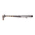 Original Early 19th Century Moroccan Moukahla .65 Caliber Snaphaunce Long Gun with Engraved and Silver Inlaid 52" Barrel and Brass Bands