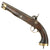 Original British East India Company Model 1843 .65 Caliber Percussion Dragoon Pistol with New Series Side Lock, Trapped Swivel Ramrod, and EIC Rampant Lion, Circa 1850