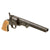Original U.S. Gustave Young Factory Engraved Colt Model 1851 Navy .36cal Percussion Revolver with Mexican Eagle Carved Ivory Grip in Custom Case with Accessories - Matching Serial 44483 Original Items