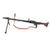 Original German WWII Museum Grade MG 34 Matching Serial Number 4536 Parts Set / Display Gun by Waffenwerke Brünn with Transit Chest and Accessories