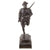 Original Polish Interwar Running Polish Infantryman Bronze Sculpture Statue by Witold Bielinski - Signed & Dated 1928 - Very Rare Original Items